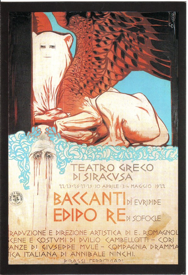 Vintage poster for Teatro Greco di Siracusa  Print